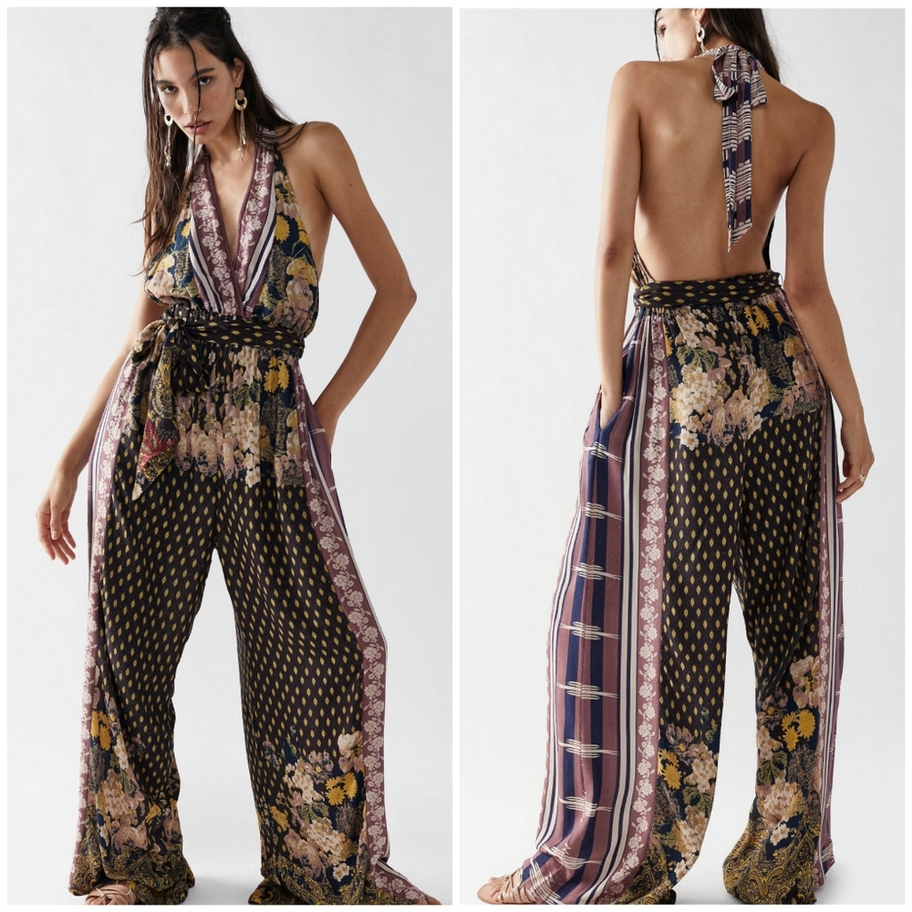 Free People Combinaison Chessa Jumpsuit